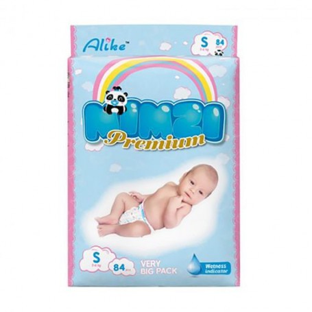 Подгузники Mimzi Premium размер S (3-6 кг), 84 шт (MDS84)