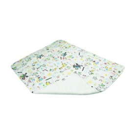 Многоразовая непромокаемая пеленка Еко Пупс Eco Cotton двухсторонняя, детский рисунок My Family, 65*90 см