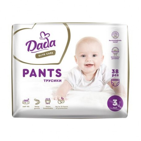 Подгузники-трусики Dada Elite Care размер 3 Midi (6-11 кг), 38 шт