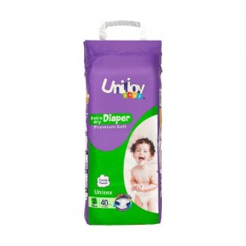 Подгузники Unijoy Premium Soft размер S (3-6 кг), 40 шт