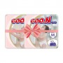 Трусики-подгузники Goo.N Plus размер M (6-12 кг), 2*52 шт