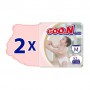Трусики-подгузники Goo.N Plus размер M (6-12 кг), 2*52 шт