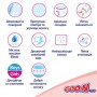 Трусики-подгузники Goo.N Plus размер M (6-12 кг), 2*52 шт