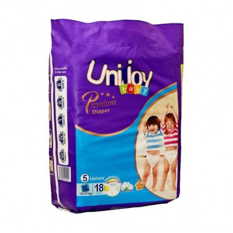 Подгузники Unijoy Premium Diapers размер XL (12-17 кг), 18 шт