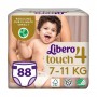 Набор подгузников Libero Touch размер 4 (7-11 кг), 88 шт
