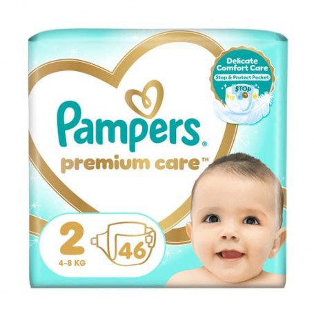Подгузники Pampers Premium Care размер 2 (4-8 кг), 46 шт