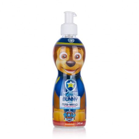 Детское гель-мыло Honey Bunny Щенячий патруль, для мальчиков, антибактериальное, 345 мл