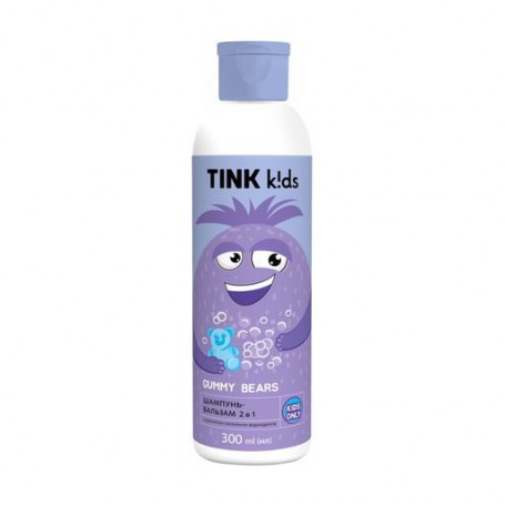 Шампунь-бальзам 2 в 1 Tink Kids Gummy Bears, 300 мл