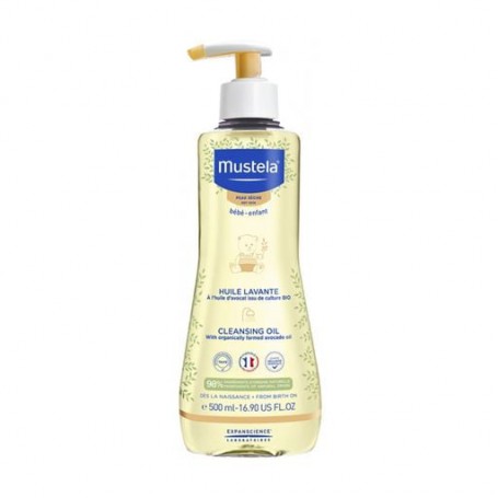 Детское очищающее масло для ванны Mustela Bebe Cleansing Oil для сухой кожи, 500 мл