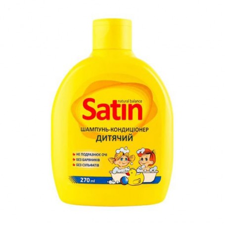 Детский шампунь-кондиционер для волос Satin Natural Balance, 270 мл