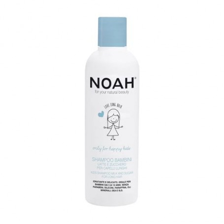 Детский шампунь NOAH Kids Shampoo Milk And Sugar For Long Hair для длинных волос, с молоком и сахаром, 250 мл