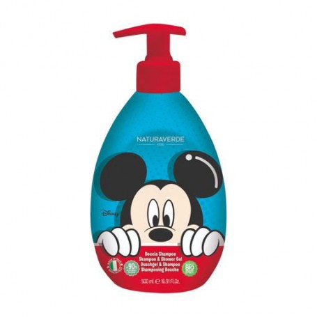 Детский гель для душа и шампунь Naturaverde Kids Disney Mickey Shampoo & Shower Gel, 500 мл