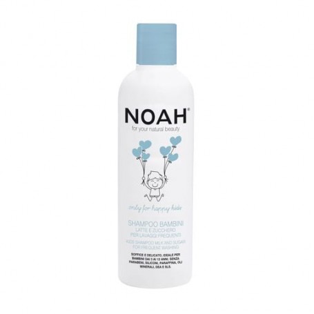 Детский шампунь для ежедневного использования NOAH Kids Shampoo Milk And Sugar For Fequent Washing с молоком и сахаром, 250 мл