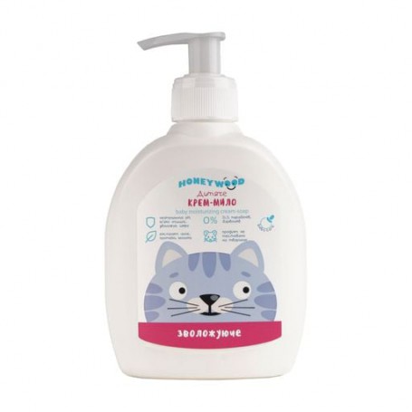 Детское увлажняющее крем-мыло Honeywood Baby Moisturizing Cream-Soap, 300 мл