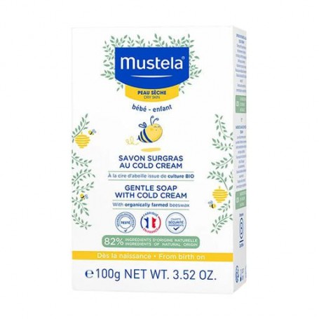 Детское питательное мыло Mustela Gentle Soap With Cold Cream, 100 г