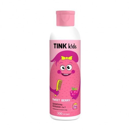 Шампунь-бальзам 2 в 1 Tink Kids Sweet Berry, 300 мл