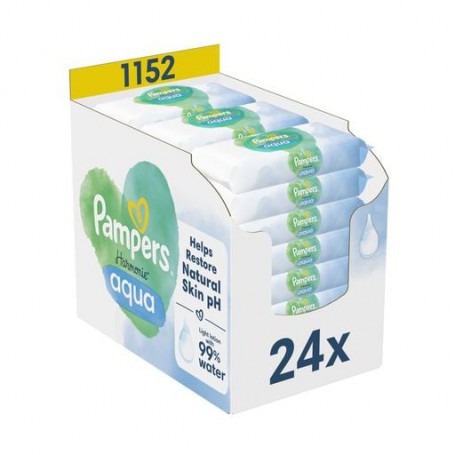 Детские влажные салфетки Pampers Harmonie Aqua, 1152 шт