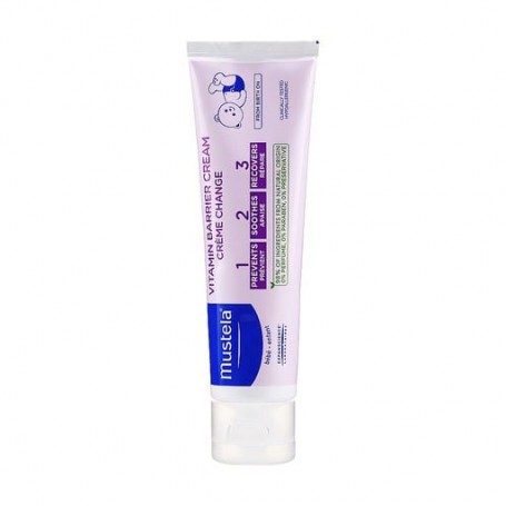 Детский витаминизированный защитный крем под подгузник 1 2 3 Mustela Bebe 1 2 3 Vitamin Barrier Cream, 100 мл