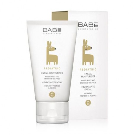 Детский крем для лица BABE Laboratorios Facial Moisturiser увлажняющий с защитными свойствами, 50 мл