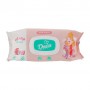 Детские влажные салфетки Dada для девочек, без запаха, с клапаном, 120 шт