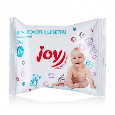 Детские влажные салфетки Joy, 24 шт