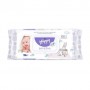 Детские влажные салфетки Bella Baby Happy Sensitive с экстрактом алоэ, 56 шт