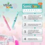 Электрическая детская звуковая зубная щетка Vega Kids VK-500Р от 3 до 12 лет, розовая, 1 шт