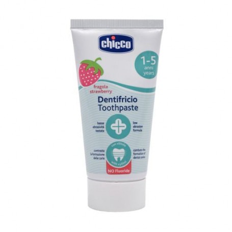 Детская зубная паста Chicco Dentifricio Toothpaste Клубника, от 1 года, 50 мл