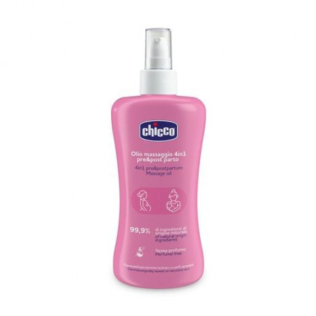 Универсальное масло от растяжек 4 в 1 Chicco 4in1 Pre & Postpartum Massage Oil во время беременности и после родов, 200 мл