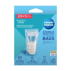 Пакеты для хранения грудного молока Canpol Babies, 20*150 мл (70/001)