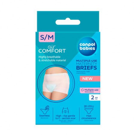 Трусы многоразовые послеродовые Canpol Babies размер S/M, 2 шт (73/001)