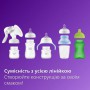 Детская бутылочка для кормления Philips AVENT Natural Естественный поток с клапаном, от 0 месяцев, 125 мл (SCY670/01)