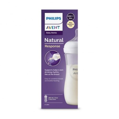 Бутылочка для кормления AVENT Natural Response от 1 месяцев, 260 мл