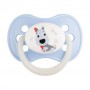 Пустышка латексная Canpol Babies Animals круглая, голубая, с рождения до 6 месяцев (22/593)