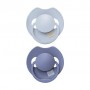 Пустышка LOVI Prime силиконовая, динамическая, Baby Blue/Blue, от 6 до 18 месяцев, 2 шт (34/418)