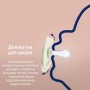 Пустышка LOVI Prime силиконовая, динамическая, Baby Blue/Blue, от 6 до 18 месяцев, 2 шт (34/418)