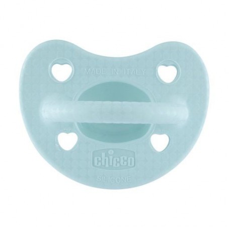 Пустышка Chicco PhysioForma Luxe, силикон, от 2 до 6 месяцев, голубая, 1 шт (73011.37)