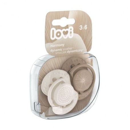 Пустышка LOVI Harmony Girl силиконовая, динамическая, от 3 до 6 месяцев, 2 шт (22/906girl)