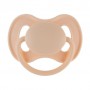Пустышка латексная Canpol Babies Nude круглая, кремовая, с рождения до 6 месяцев, 1 шт (23/223_cre)
