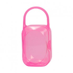 Контейнер для хранения пустышек и сосок Lindo розовый, 7*5.5*4.5 см (РК 910)