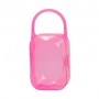 Контейнер для хранения пустышек и сосок Lindo розовый, 7*5.5*4.5 см (РК 910)