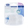 Пустышка Chicco PhysioForma Crystal силикон, от 16 до 36 месяцев, прозрачная, 2 шт (73086.31)