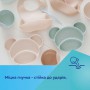 Тарелка Canpol Babies Мишка, силиконовая, на присоске, бежевая, от 6 месяцев, 500 мл (51/401_bei)