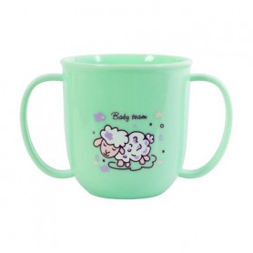 Детская чашка Baby Team с ручками, с 9 месяцев, зеленая, 190 мл (6008)