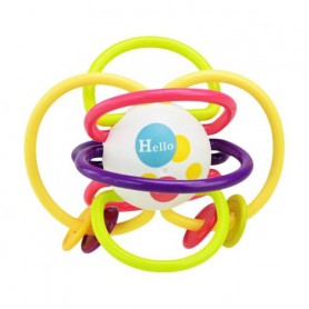 Прорезыватель-погремушка Країна Іграшок Солнечный зайчик Шарик, от 6 месяцев, 12*12*12 см (PL-724-92)