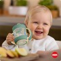 Детская бутылочка для кормления NUK For Nature с ручками и силиконовой насадкой, зеленая, от 6 месяцев, 150 мл (3952721)