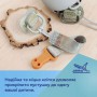 Цепочка к пустышке Canpol Babies Mountains зеленый, с рождения (51/034_gre)