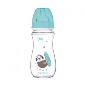 Бутылка Canpol Babies Easy Start Exotic Animals с широким горлышком, антиколиковая, 300 мл (35/222_blu)