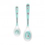 Набор ложек Canpol Babies Exotic Animals из меламина, бирюзовый, с 9 месяцев, 2 шт (4/530_tur)