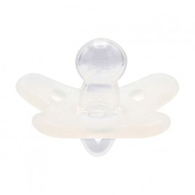 Пустышка Canpol Babies силиконовая, симметричная 100%, белая, от 6 до 12 месяцев, 1 шт (24/002_whi)